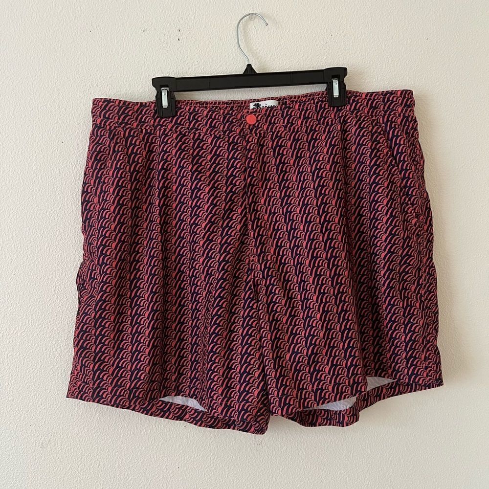 Trunks Surf Swimco Mens Swimming Trunk Multi Colored Mens size Size XXL